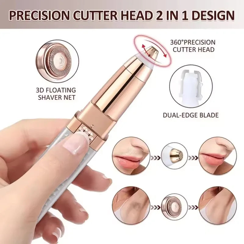 2-in-1 Electric Eyebrow Trimmer